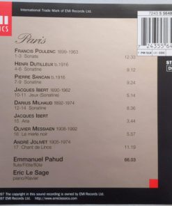 Emmanuel Pahud, Éric Le Sage, Poulenc*, Dutilleux*, Sancan*, Ibert*, Milhaud*, Messiaen*, Jolivet*-1