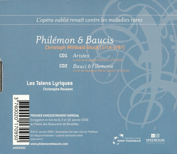 Christoph Willibald Gluck – Les Talens Lyriques, Christophe Rousset-1