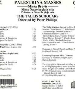 Palestrina*, Primavera*, The Tallis Scholars Directed By Peter Phillips (2)-1