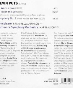 Kevin Puts, Conspirare, Craig Hella Johnson, Baltimore Symphony Orchestra, Marin Alsop-1