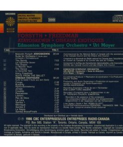 Forsyth* • Freedman* / Edmonton Symphony Orchestra • Uri Mayer-1