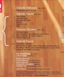 Debussy* / Fauré* / Poulenc*, Ian Bostridge, Belcea Quartet, Leon Bosch, Julius Drake-1