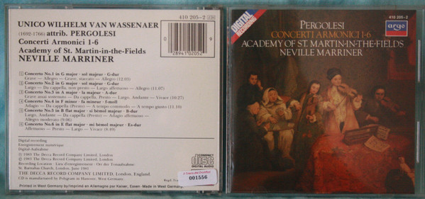Pergolesi*, Academy Of St. Martin-in-the-Fields*, Neville Marriner*-0