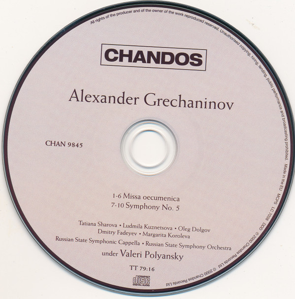Grechaninov* - Russian State Symphonic Cappella*, Russian State Symphony Orchestra, Valeri Polyansky*-3