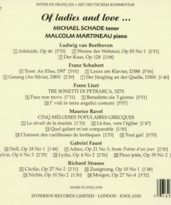 Various / Michael Schade, Malcolm Martineau-1