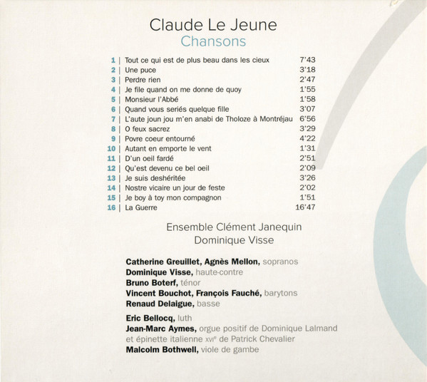 Claude Le Jeune - Ensemble Clément Janequin, Dominique Visse-2