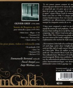 Olivier Greif - Emmanuelle Bertrand, Pascal Amoyel, Antje Weithaas-1