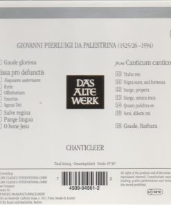 Palestrina*, Chanticleer-1