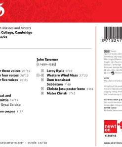 William Byrd, John Taverner - The King's College Choir Of Cambridge, David Willcocks-1