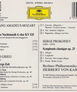 Mozart*, Grieg*, Prokofiev*, Berliner Philharmoniker, Herbert von Karajan-1