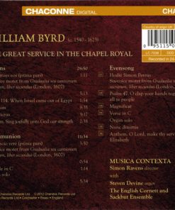 Byrd* - Musica Contexta, Steven Devine, The English Cornett And Sackbut Ensemble-1
