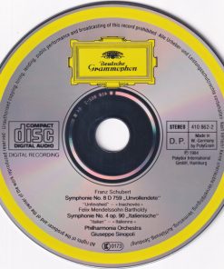 Mendelssohn* / Schubert*, Philharmonia Orchestra ∙ Giuseppe Sinopoli-2