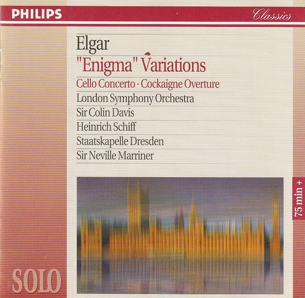Sir Edward Elgar, London Symphony Orchestra, Sir Colin Davis, Heinrich Schiff, Staatskapelle Dresden, Sir Neville Marriner-0