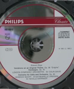Sir Edward Elgar, London Symphony Orchestra, Sir Colin Davis, Heinrich Schiff, Staatskapelle Dresden, Sir Neville Marriner-2