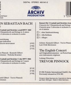 Johann Sebastian Bach - Trevor Pinnock • Kenneth Gilbert • Lars Ulrik Mortensen • Nicholas Kraemer • The English Concert-1