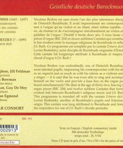Nicolaus Bruhns*, Greta De Reyghere, James Bowman (2), Guy De Mey, Max Van Egmond, Ricercar Consort-1