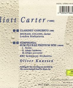 Elliott Carter : Collins* / London Sinfonietta - BBC Symphony Orchestra / Knussen*-1