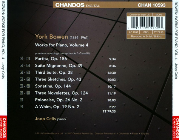 York Bowen, Joop Celis-1