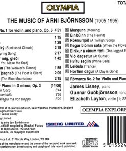 Árni Björnsson, James Lisney-1