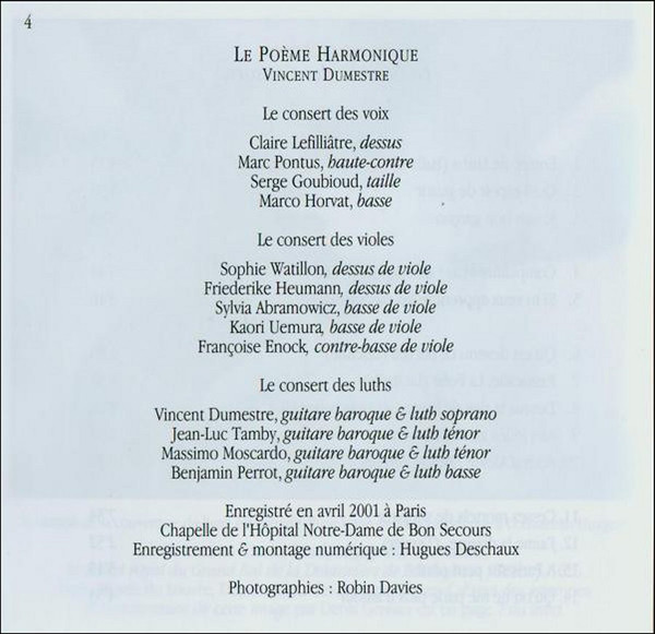Pierre Guédron - Le Poème Harmonique, Vincent Dumestre-3
