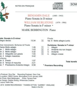 Benjamin Dale, William Hurlstone, Mark Bebbington-1