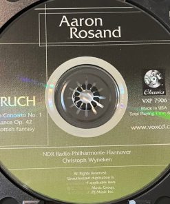 Aaron Rosand - Bruch* - Christoph Wyneken, Radio-Philharmonie Hannover Des NDR-1