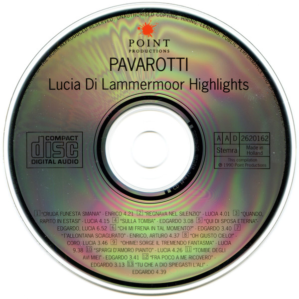 Luciano Pavarotti, Orchestra* And Chorus Of The Theatre San Carlo Di Napoli*, Carlo Franci-2
