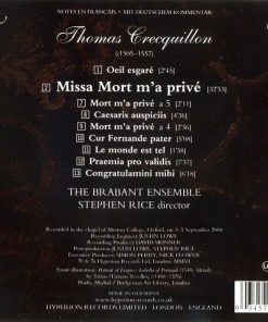 Thomas Crecquillon / The Brabant Ensemble, Stephen Rice-1