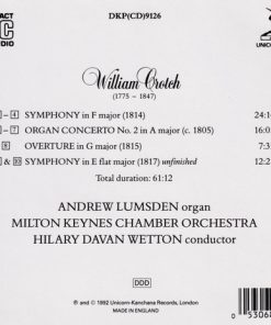 William Crotch, Andrew Lumsden, Milton Keynes City Orchestra, Hilary Davan Wetton-1