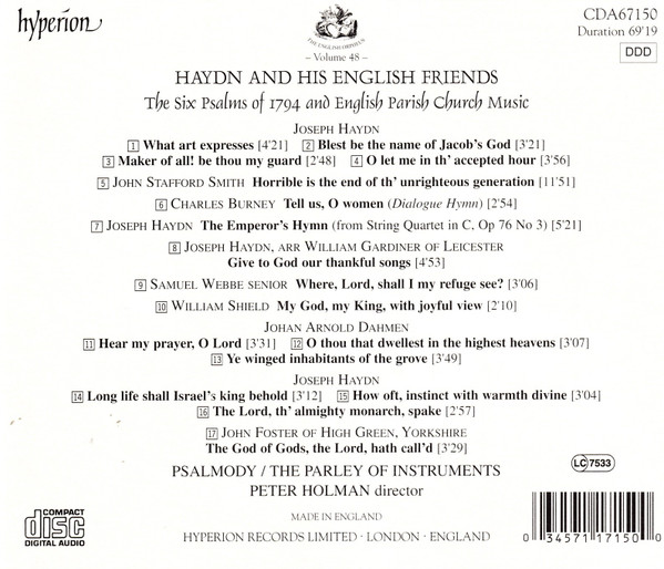 Joseph Haydn, The Parley Of Instruments-1