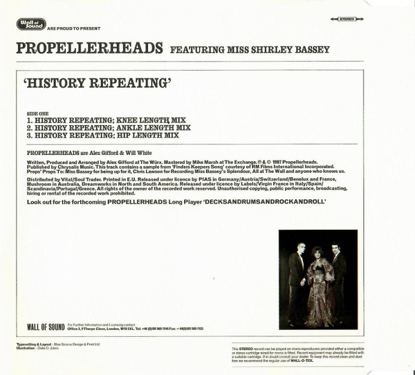 Propellerheads Featuring Miss Shirley Bassey*-1