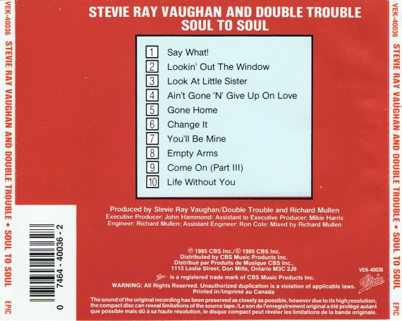 Stevie Ray Vaughan And Double Trouble*-1