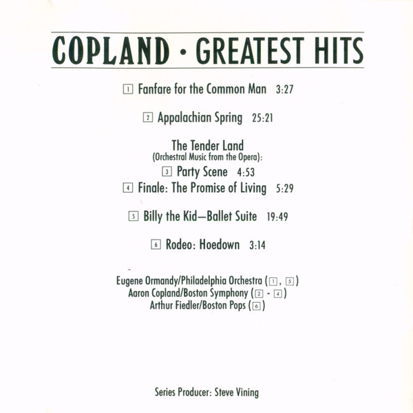 Copland* / Boston Symphony*, Boston Pops*, The Philadelphia Orchestra-1