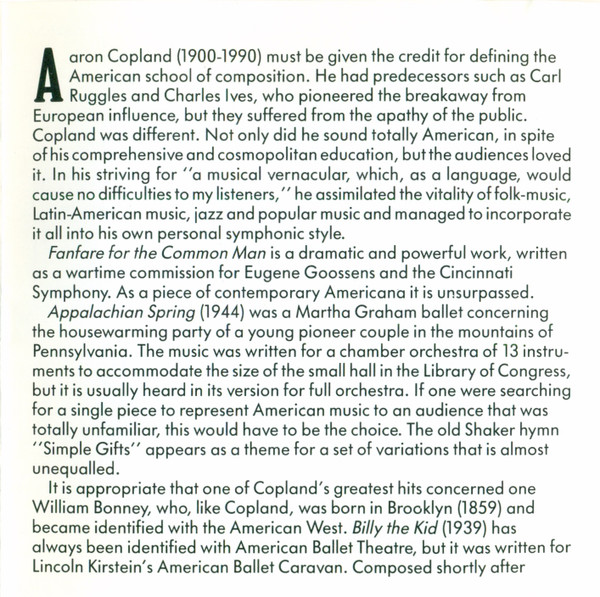 Copland* / Boston Symphony*, Boston Pops*, The Philadelphia Orchestra-2