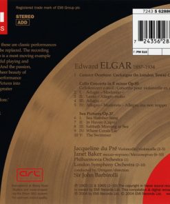 Elgar* - Jacqueline Du Pré · Janet Baker - Sir John Barbirolli, London Symphony Orchestra / Philharmonia Orchestra-1