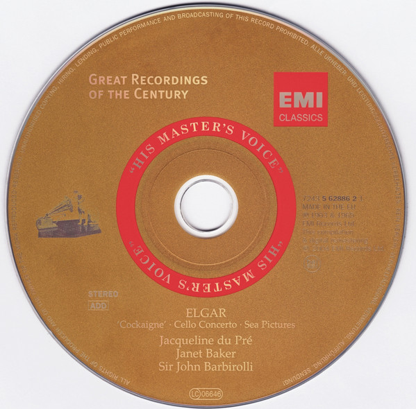 Elgar* - Jacqueline Du Pré · Janet Baker - Sir John Barbirolli, London Symphony Orchestra / Philharmonia Orchestra-3