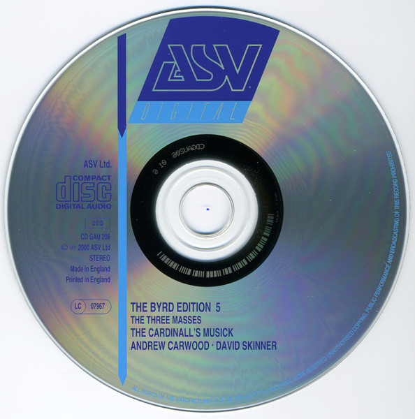 William Byrd - The Cardinall's Musick, Andrew Carwood, David Skinner (4)-2