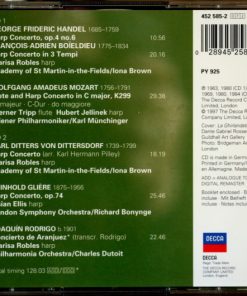 Georg Friedrich Händel, François-Adrien Boieldieu, Carl Ditters von Dittersdorf, Wolfgang Amadeus Mozart, Reinhold Glière, Joaquín Rodrigo, Marisa Robles, Osian Ellis-1