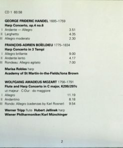 Georg Friedrich Händel, François-Adrien Boieldieu, Carl Ditters von Dittersdorf, Wolfgang Amadeus Mozart, Reinhold Glière, Joaquín Rodrigo, Marisa Robles, Osian Ellis-4