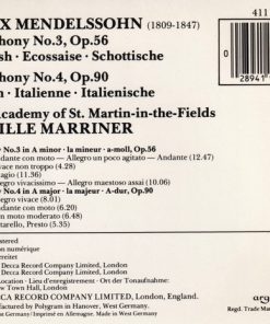 Mendelssohn*, The Academy Of St. Martin-in-the-Fields, Neville Marriner*-1