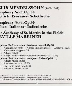 Mendelssohn*, The Academy Of St. Martin-in-the-Fields, Neville Marriner*-3