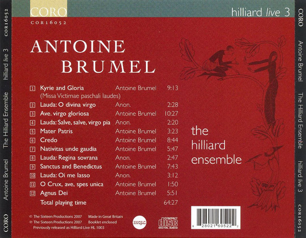 Antoine Brumel - The Hilliard Ensemble-1