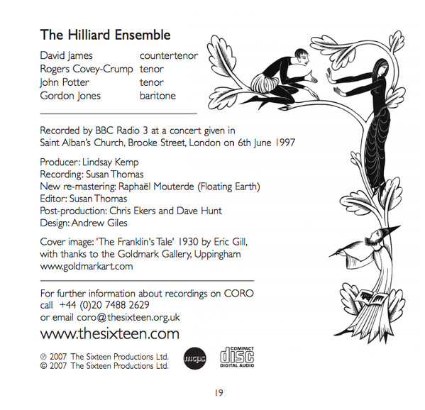 Antoine Brumel - The Hilliard Ensemble-2