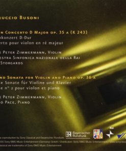 Frank Peter Zimmermann, Ferruccio Busoni, Enrico Pace, Orchestra Sinfonica Nazionale Della RAI, John Storgards*-1