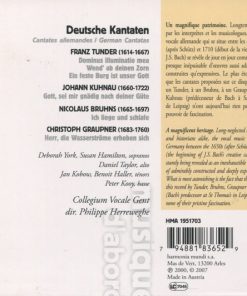 Tunder*, Kuhnau*, Bruhns*, Graupner*, Collegium Vocale Gent*, Philippe Herreweghe-1