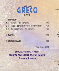 José Luis Greco - Mariana Todorova, Orquesta Filarmónica De Gran Canaria, Adrian Leaper-2