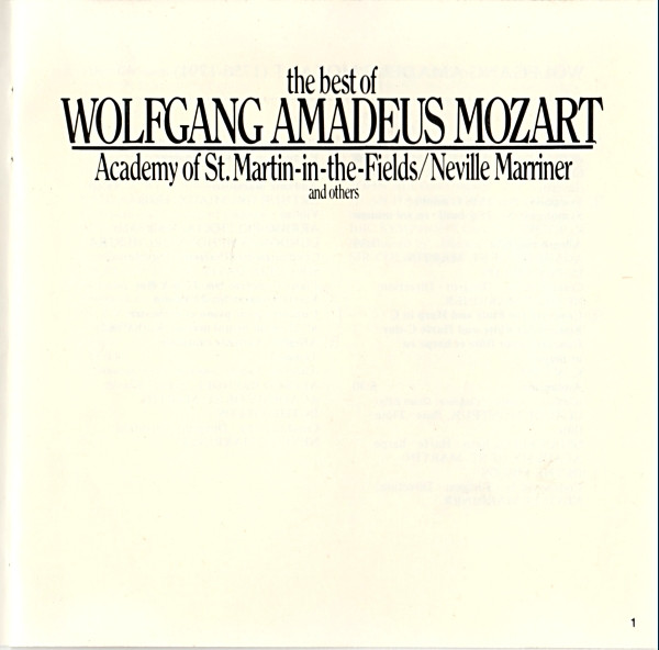 Wolfgang Amadeus Mozart, Academy Of St. Martin-in-the-Fields* / Neville Marriner*-2