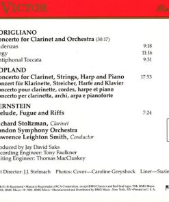 Richard Stoltzman - Copland* • Corigliano* • Bernstein* - London Symphony Orchestra, Lawrence Leighton Smith*-1