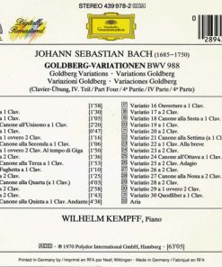 Johann Sebastian Bach - Wilhelm Kempff-1