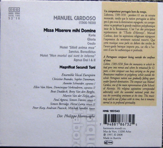 Cardoso*, Ensemble Vocal Européen*, Philippe Herreweghe-3